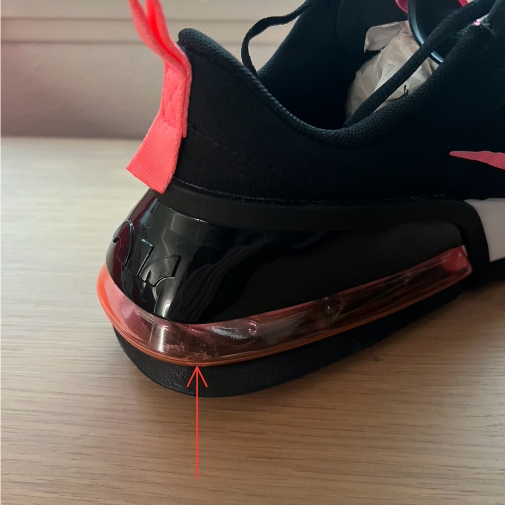 LNIB - Women’s Air Max UP - Black Cyber Sunset Pulse - Size 8 - Picture 7 of 8